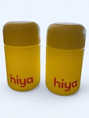 Hiya empty glass bottles New